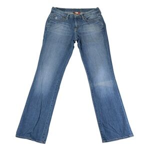 Lucky Brand Womens Bootcut Jeans Size 8‎ Reg Inseam Classic Rider Blue Denim